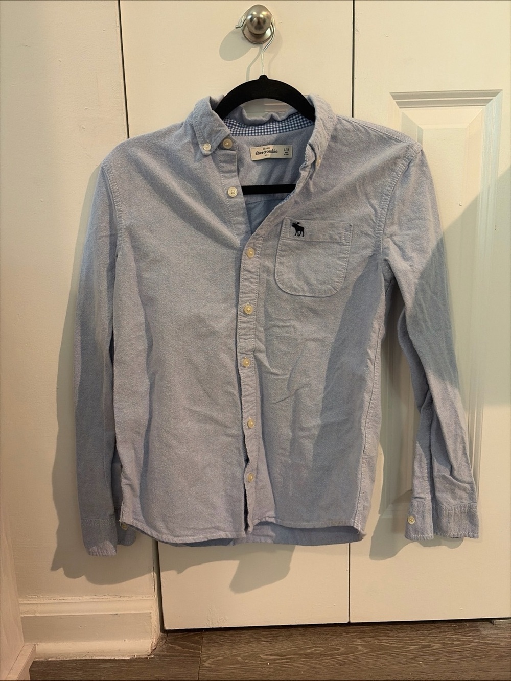 Abercrombie & Fitch Light Blue Button-Down Oxford Shirt